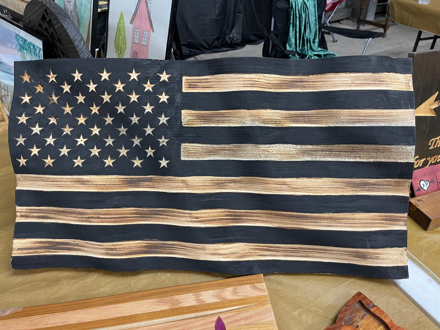 Wavy American Flag